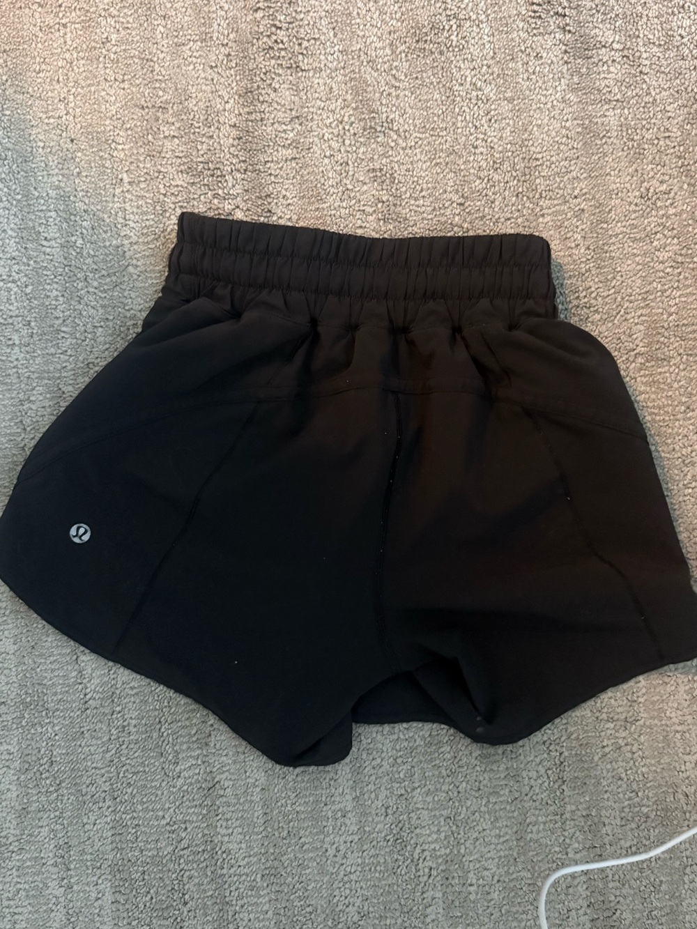 lululemon athletica Black Athletic Women's Running Shorts